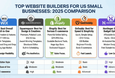 7 Best Website Builders for Small Businesses in the US (2025)
